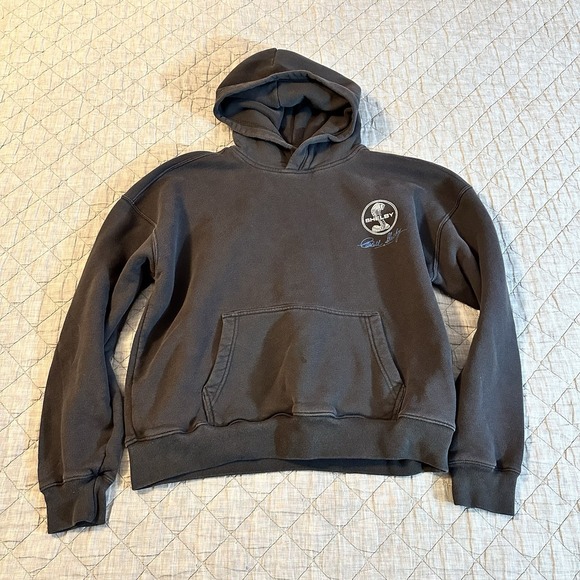 Hollister Shelby Daytona Coupe Cobra Hoodie Mens M Gray Pullover Carroll - Picture 2 of 11
